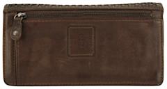 Harbour2nd Weaving Geldbörse Shelly dunkelbraun Leder