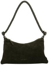 Velourstasche Harbour2nd Corey kompakt Leder dunkelbraun