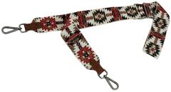 große Beuteltasche Harbour2nd Tiam Velours braun Flechtoptik