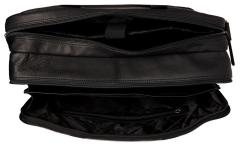 The Chesterfield Brand Ryan gewachstes Leder schwarz Businesstasche