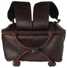 dunkelbrauner Laptoprucksack Calden The Chestefield Brand Wax Pull Up Brown