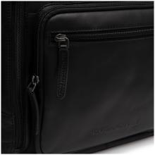 The Chesterfield Brand schwarzer Lederrucksack mit Laptopfach Calden Black
