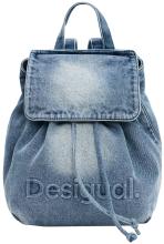 Backpack Desigual hellblau Jeans Luena Flechtriemen