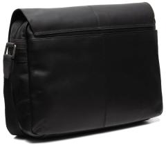 Collegetasche Leder The Chesterfield Brand Richard schwarz Laptopfach