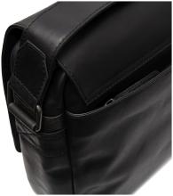 Collegetasche Leder The Chesterfield Brand Richard schwarz Laptopfach