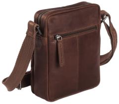 Crossbody Bag dunkelbraun gewachstes Leder The Chesterfield Brand Birmingham