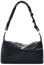 mittelgroße Handtasche Desigual schwarz Sierra bestickt Huntington