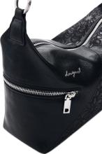 mittelgroße Handtasche Desigual schwarz Sierra bestickt Huntington