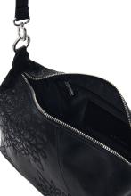 mittelgroße Handtasche Desigual schwarz Sierra bestickt Huntington