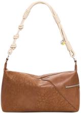 Desigual mittelgroße Umhängetasche Huntington braun bestickt Sierra feminin