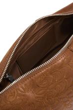 Desigual mittelgroße Umhängetasche Huntington braun bestickt Sierra feminin