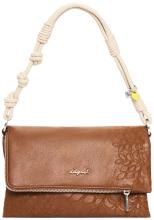 feminine Crossover Bag braun Desigual Murano klappbar Knoten Sierra