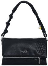 Sierra klassisch schwarze Desigual Damentasche filigran Murano Stickerei