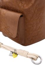 Prisa Cityrucksack Damen braun feminin Desigual Stickerei Sierra