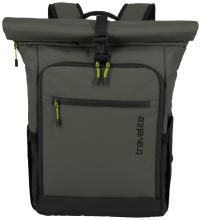Travelite Roll up Backpack M Briize Freizeitrucksack Khaki grün