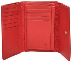 knallrotes Portemonnaie Mandarina Duck Mellow Leather Diva