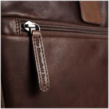The Chesterfield Brand Seth Business Bag dunkelbraun Wax Pull Up