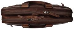 The Chesterfield Brand Seth Business Bag dunkelbraun Wax Pull Up