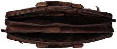 The Chesterfield Brand Seth Business Bag dunkelbraun Wax Pull Up