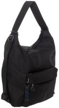variable Schultertasche Rucksack Hobo schwarz MD20 Mandarina Duck