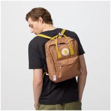 Fjällräven Freizeit Backpack Kanken Koncept LIM Khaki Dust Kantarell