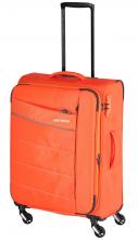 4-Rad Trolley Travelite Kite M 64cm erweiterbar orange Leichtbau