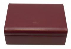 Schmuckkassette Merino Windrose rot