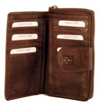 Harbour 2nd Geldbörse Linn Leder braun