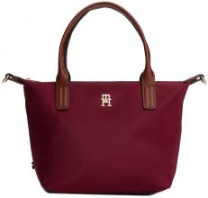feminine Kurzgrifftasche Popette Mini Tote Tommy Hilfiger Deep Rouge