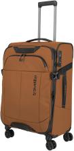 erweiterbarer Koffertrolley orangebraun Travelite Briize M 67cm Curry