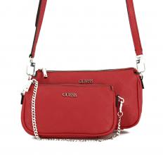Abendtasche 2in1 Set Guess Dayane Mini Red Prägung Pochette