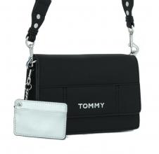 Statement Crossover Umhängetasche Tommy Hilfiger schwarz Etui