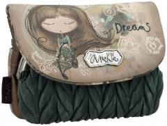 Münzbörse mit Überschlag Kisslock Anekke Real Stickerei