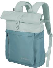 Daypack eisblau Travelite Basics Rollup Backpack mit Laptopfach