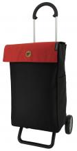 Andersen Einkaufstasche Hera Rot mit Transportroller Scala Shopper Plus
