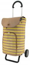 Andersen Einkaufswagen Scala Shopper Plus mit Tasche Eske gelb gestreift