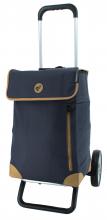 praktischer Transportroller mit Einkaufstasche Weda Blau Andersen Alu Star Shopper