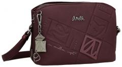 Anekke Damentasche bordeaux Nieten Real Evolution