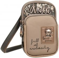 kleine Umhängetasche Anekke Real Intentions Materialmix metallic