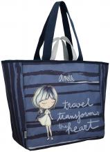 gestreifte Strandtasche blau Anekke Memories maritim