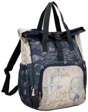 Anekke Textilrucksack Nylon Mademoiselle Travel Viaje Alloverprint