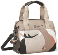 extravagante Kurzgrifftasche Strassdekor Anekke Muse Eikon Metallic