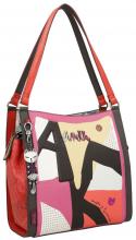 Anekke Vintage Shoppertasche Hollywood bunt dreiteilig