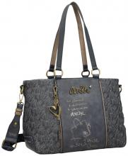 Anekke Shoppertasche Mademoiselle Boutique Glitzer Blau