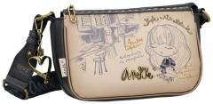 Crossovertasche Studio Mademoiselle Anekke Taupe Skizzenentwurf