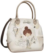 Anekke Tote Bag mit Print Sophia Hell Gold