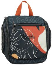 Anekke Muse Olympia Reisenecessaire mit Haken schwarz bunt