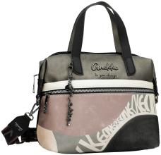 Anekke Kurzgrifftasche Khroma metallic Materialmix