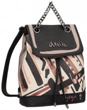 Überschlagrucksack Kettenhenkel Anekke Mademoiselle Parisian bunt