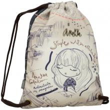 Mademoiselle Studio Zugbandrucksack beige blau Anekke Modeatelier